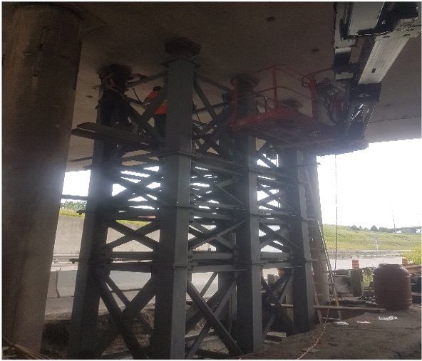 Evans Ave Bridge Jacking